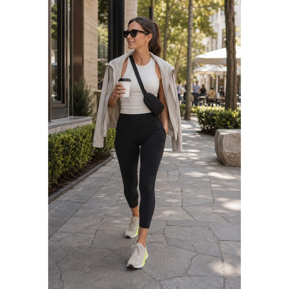 Lululemon Blissfeel Run 2 Athletic Shoes Raw Linen Highlighter Yellow 9.5